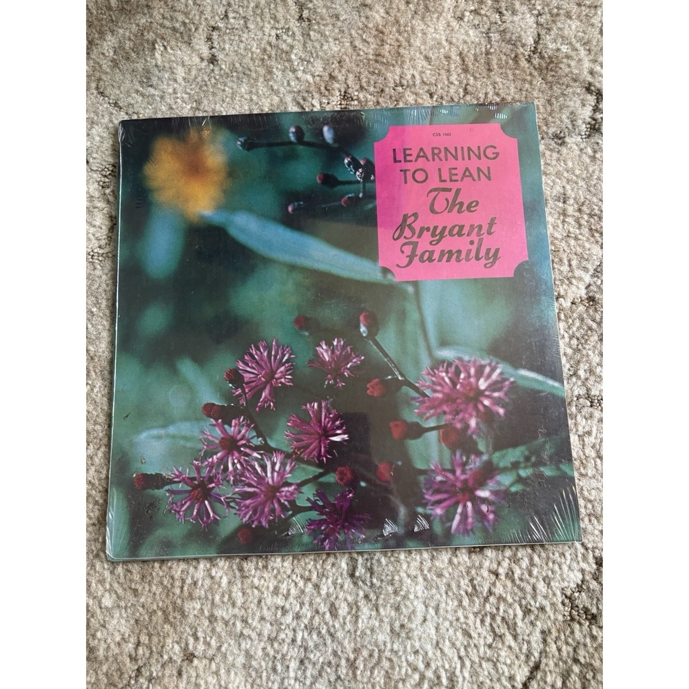 The Bryant Family Learning To Lean Vinyl LP Sealed Custom Private Press Gospel